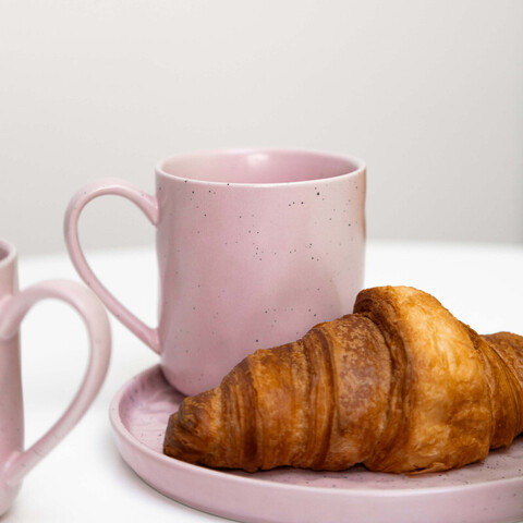 Кружка Mugg, объем: 350 мл., цвет: розовый, материал: керамика