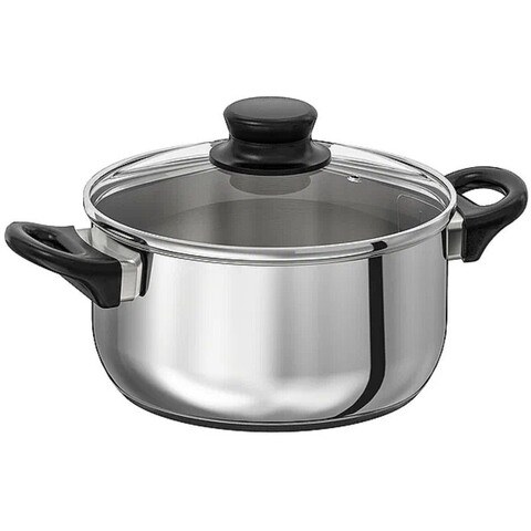 Кастрюля с крышкой Squash, объём: 5,0 л., размеры: 22*13.5 см., материал: нержавеющая сталь