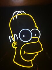 Неоновая вывеска Гомер