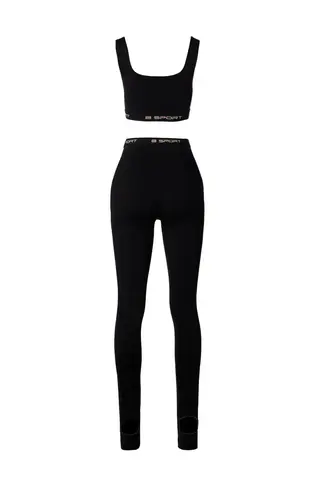 "B-SPORT" Лосины с фактурной резинкой