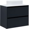 Allen Brau 1.34004.AM 1.34004.AM ACTIVITY Тумба 80, антрацит матовый/черный браш (307931)