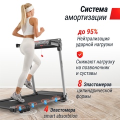 Беговая дорожка UnixFit Hi-tech S2 Metallic TDHTS2M