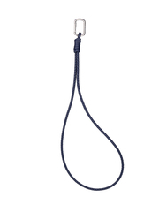 Шнурок с карабином темно-синего цвета