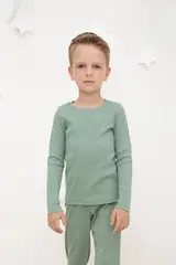 джемпер  для мальчика  К 302210-1/весенний зеленый