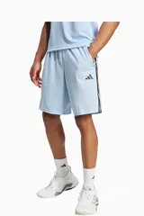 Шорты adidas Essentials Piqué 3-Stripes Training - голубой