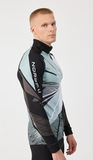 Элитный лыжный гоночный комбинезон Nordski Heat Black/Ice Mint