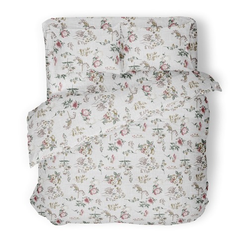 Комплект постельного белья евро-стандарт JANIE, 100% хлопок