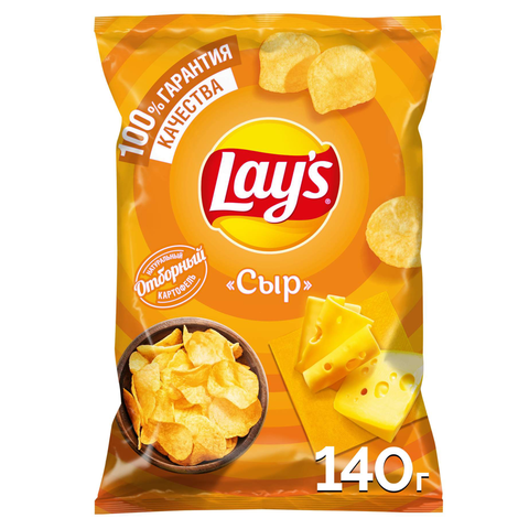 Чипсы LAYS сыр 140г