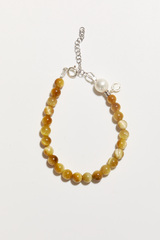 Браслет HONEY COMB из медового тигрового глаза