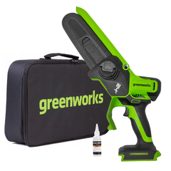 Цепная мини-пила Greenworks GD24CS15 24V (15 см) аккумуляторная, без АКБ и ЗУ