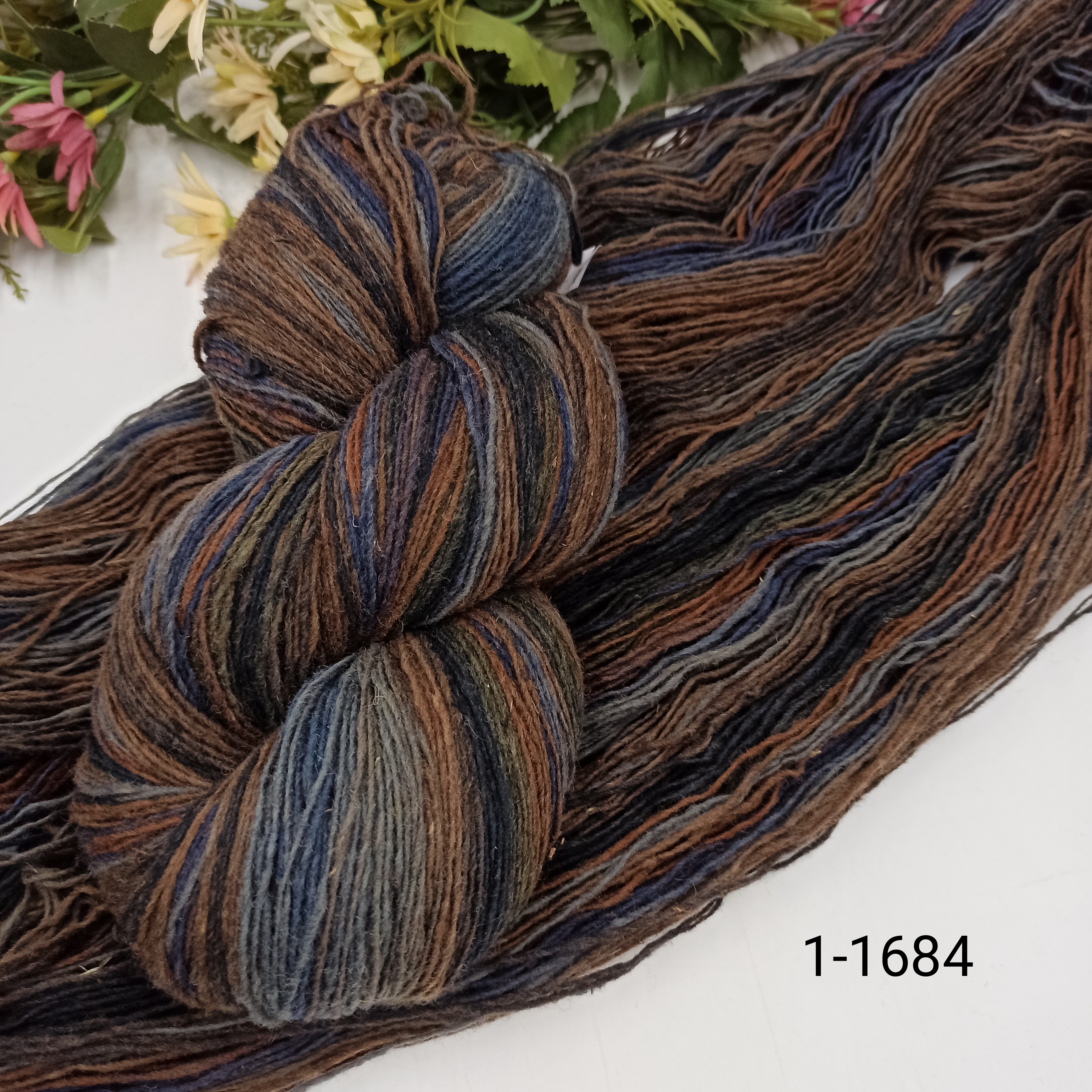 Дундага 6/1 шерсть секционного окрашивания 01-1684 420м/100гр