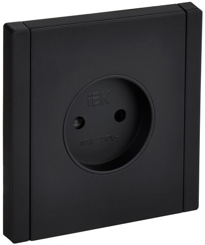 FORTE&PIANO Роз. без з/к с з/ш в/к 10А FP117M чер. IEK