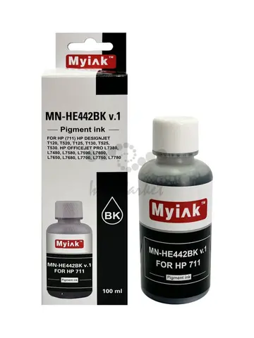 Чернила MyInk HI-BK442 Black для Hewlett Packard DesignJet T120/T520. 100 мл. EverBrite™ MyInk