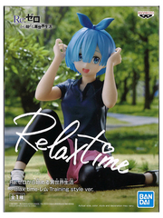 Фигурка Banpresto Re:Zero Relax Time: Rem (Training Syle)