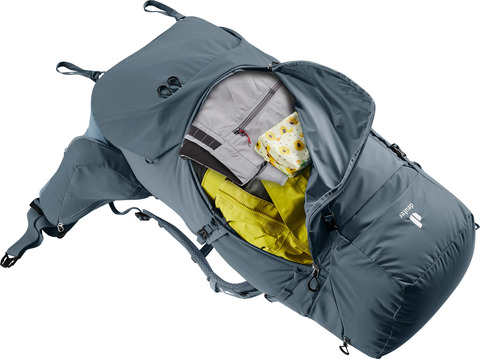 Картинка рюкзак туристический Deuter Aircontact Core 70+10 Graphite-Shale - 7