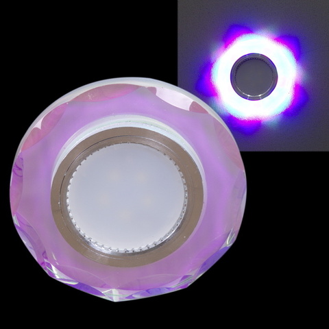 Встраиваемый светильник со светодиодной подсветкой MR16 Reluce 14006-9.0-001LD MR16+LED3W CLF/MIX