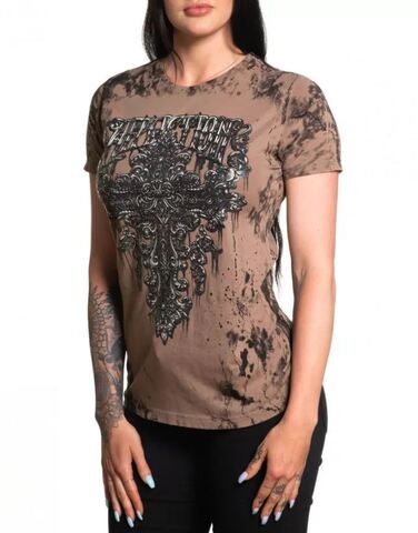 Affliction | Футболка женская SOLACE AW25240 слева