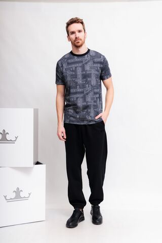 KARL Lagerfeld Футболка хлопковая в многочисленные лого