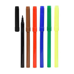 
          Фломастеры Basir, серия "Лисёнок", разноцветные, набор 6 шт