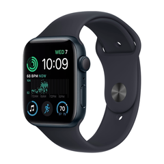 Умные часы Apple Watch SE (2022) GPS, 44mm, Aluminium Case with Sport Band S/M, Midnight (Темная ночь)