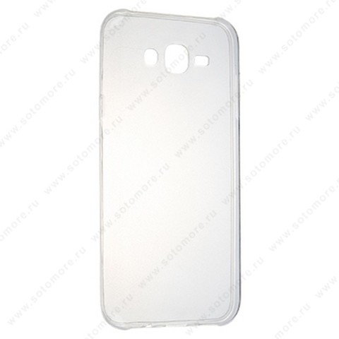 Накладка силиконовая ультра-тонкая для Samsung Galaxy J7 J700 2015 прозрачная