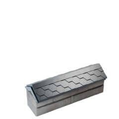 Парапет полимеркомпозитный Everest 130*510 (0,5 кирпич) серый