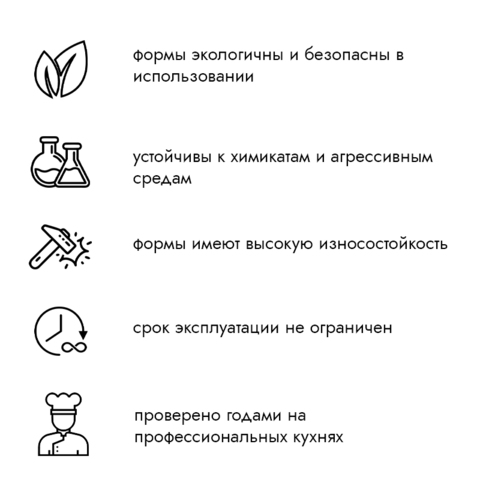 Кольцо для нарезки бисквитов d=24,2 см, h=1 см
