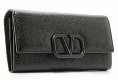 Кожаный кошелёк Valentino черный