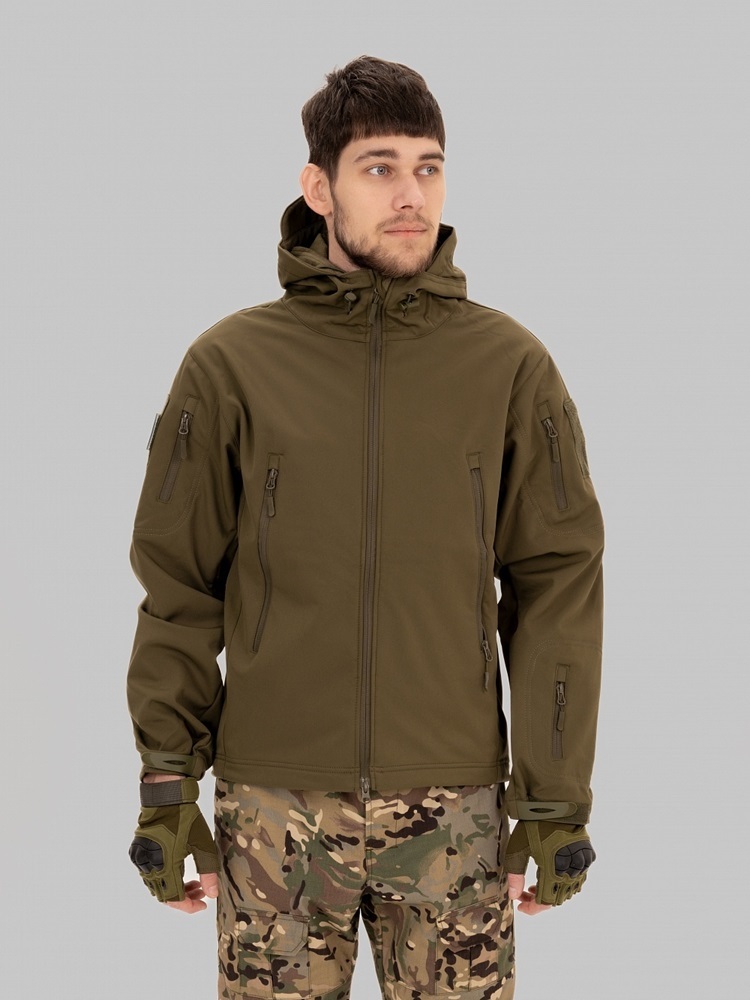 Shell Jacket Military Remington Shark skin soft shell jacket Army Green – купить за 5 830 ...