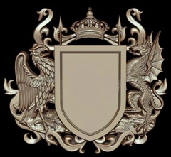 Силиконовый молд № 455 Герб фамильный