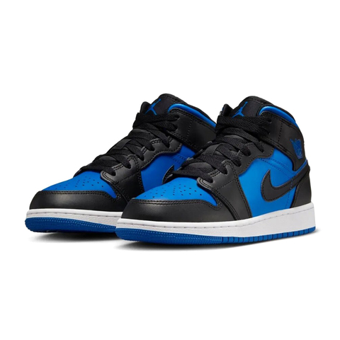 Кроссовки Jordan 1 Mid (GS) Black Royal Blue