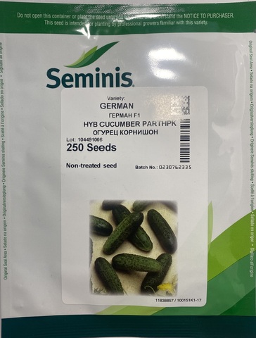Семена Огурец Герман F1 (Seminis) 250 сем