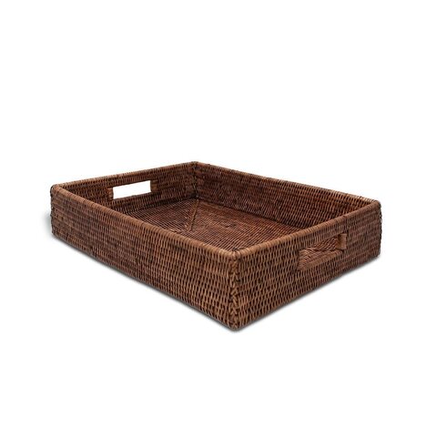 Decor Walther 0939692 Decor Walther BASKET TRAY Лоток-поднос 34х45хh10 см , цвет  ротанг темный