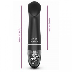 Вибратор Mystim Right on Ron с электростимуляцией, черный