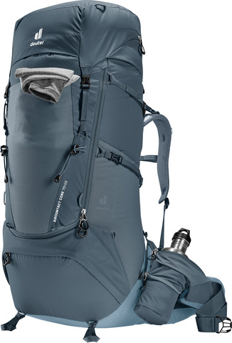 Картинка рюкзак туристический Deuter Aircontact Core 70+10 Graphite-Shale - 11