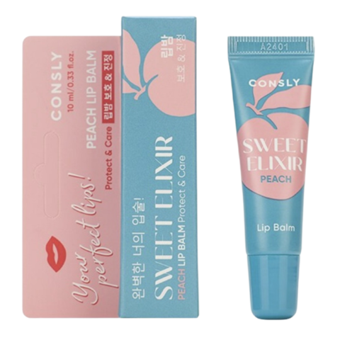 Consly Lip Sweet Elixir Бальзам для губ с экстрактом персика