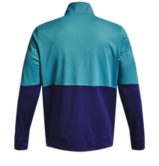 Куртка теннисная Under Armour Men's UA Pique Track Jacket - glacier blue/sonar blue