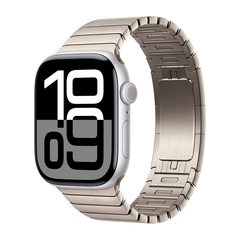 Умные часы Apple Watch Series 10 GPS, 46mm, Silver Aluminium Case with Link Bracelet, Natural