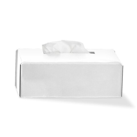 Decor Walther 0938050 Decor Walther  NAPPA KB Коробка для салфеток - Натуральная кожа NAPPA белоснежная