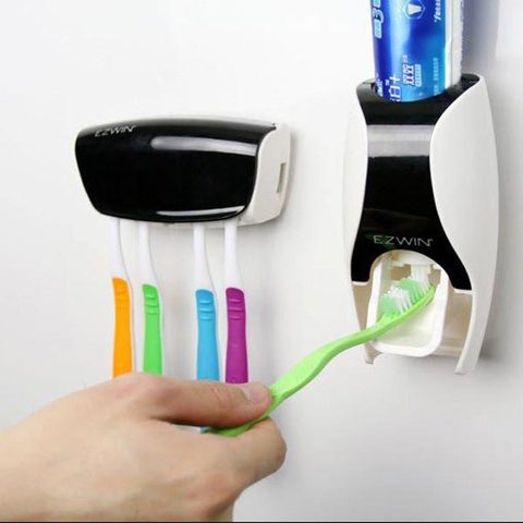 Дозатор зубной пасты и держатель для зубных щеток