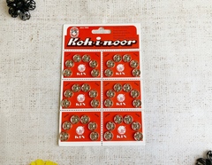 Кнопки KOH-I-NOOR №3 пр-во Чехия, d 10 мм, никель