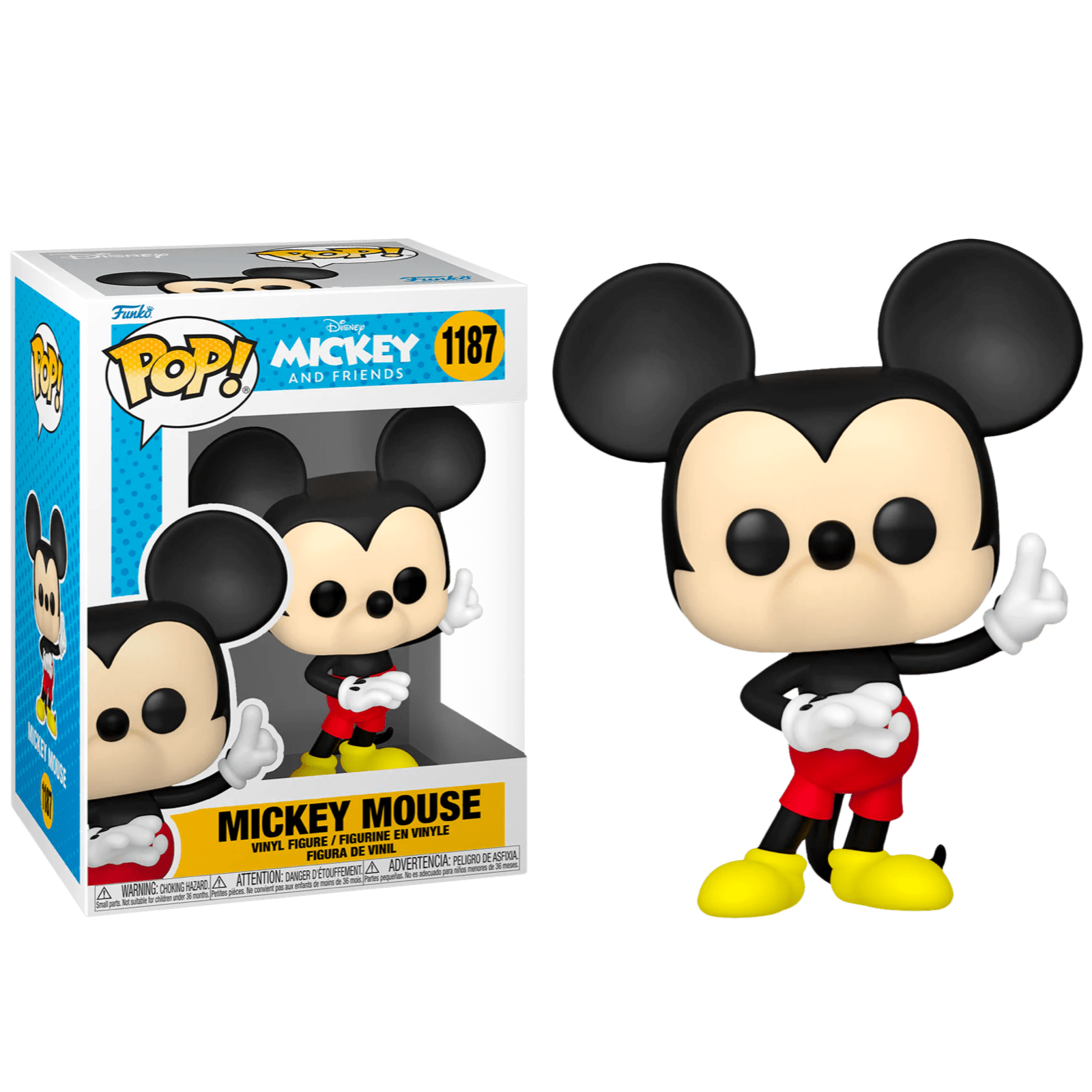 Фигурка Funko POP! Disney: Mickey and friends: Mickey Mouse (1187) – купить  по выгодной цене | Интернет-магазин комиксов 28oi.ru