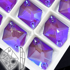 Стразы пришивные Cosmic Neon Violet Shimmer фиолетовые неоновые с блеском Шиммер