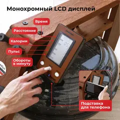 Гребной тренажер DFC SmartGym WR-S1