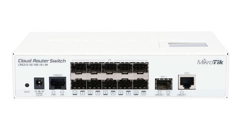 Коммутатор Cloud Router Switch Mikrotik CRS212-1G-10S-1S+IN (RouterOS L5)