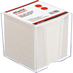 Блок для записей Attache Economy 90x90x90 мм белый в боксе (плотность 65 г/кв.м)