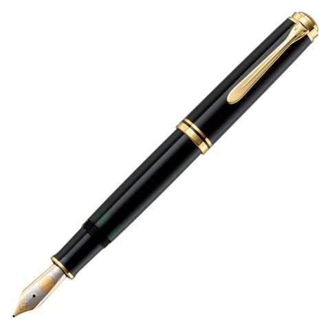 Ручка перьевая Pelikan Souverän® M800 черный EF перо золото 18K с родиевым покрытием подар.кор. (995555)