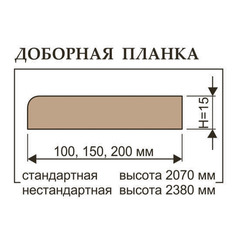 Купить Добор прибивной массив ольхи Ока