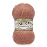 Пряжа Alize Angora Gold 102 розовая глина