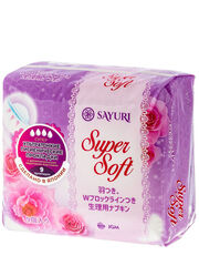 Гигиенические прокладки Sayuri Super Soft, супер 24 см 9 шт